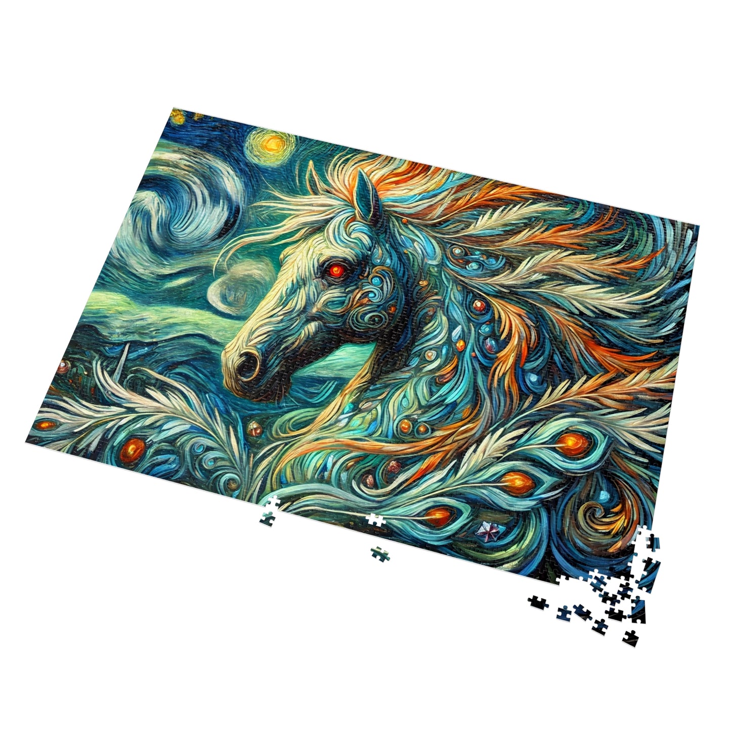 Whirlwind of Colors: Van Gogh's Horse  2000 pieces