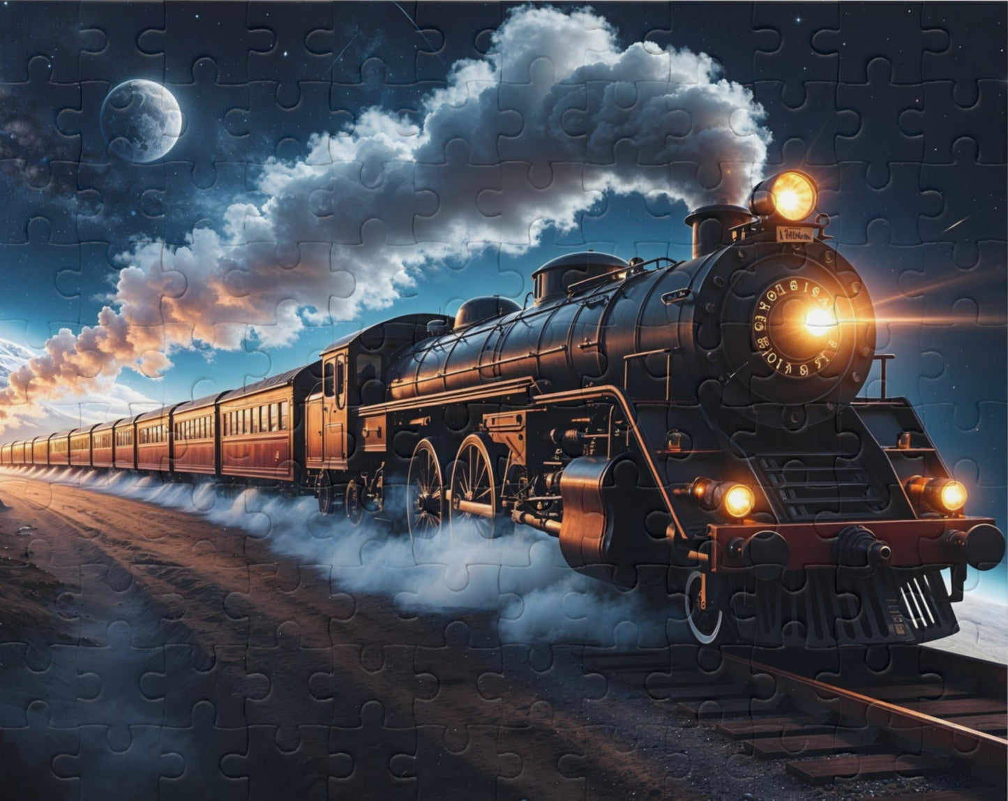 Nostalgic Locomotive Puzzle - 120 pcs