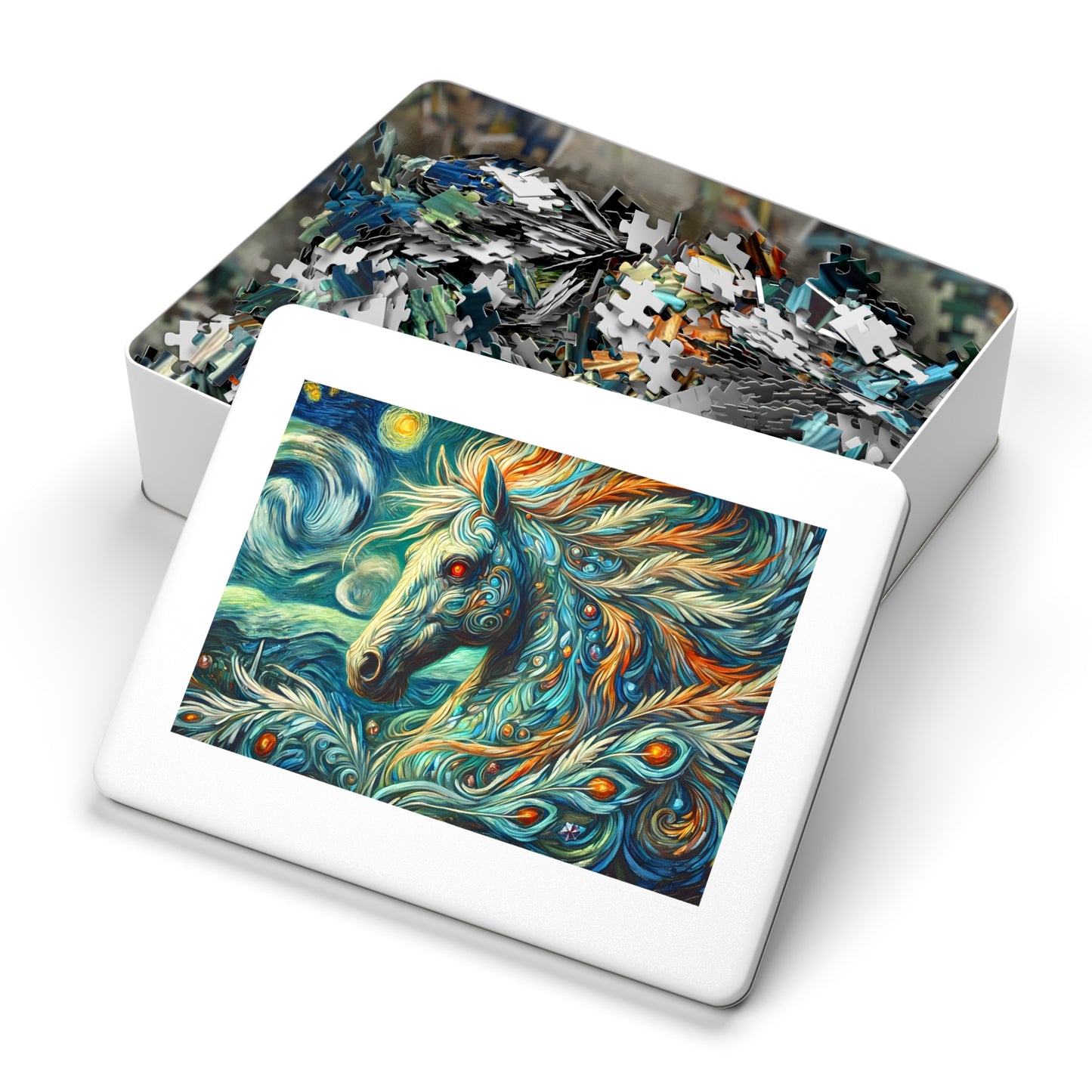 Whirlwind of Colors: Van Gogh's Horse  2000 pieces