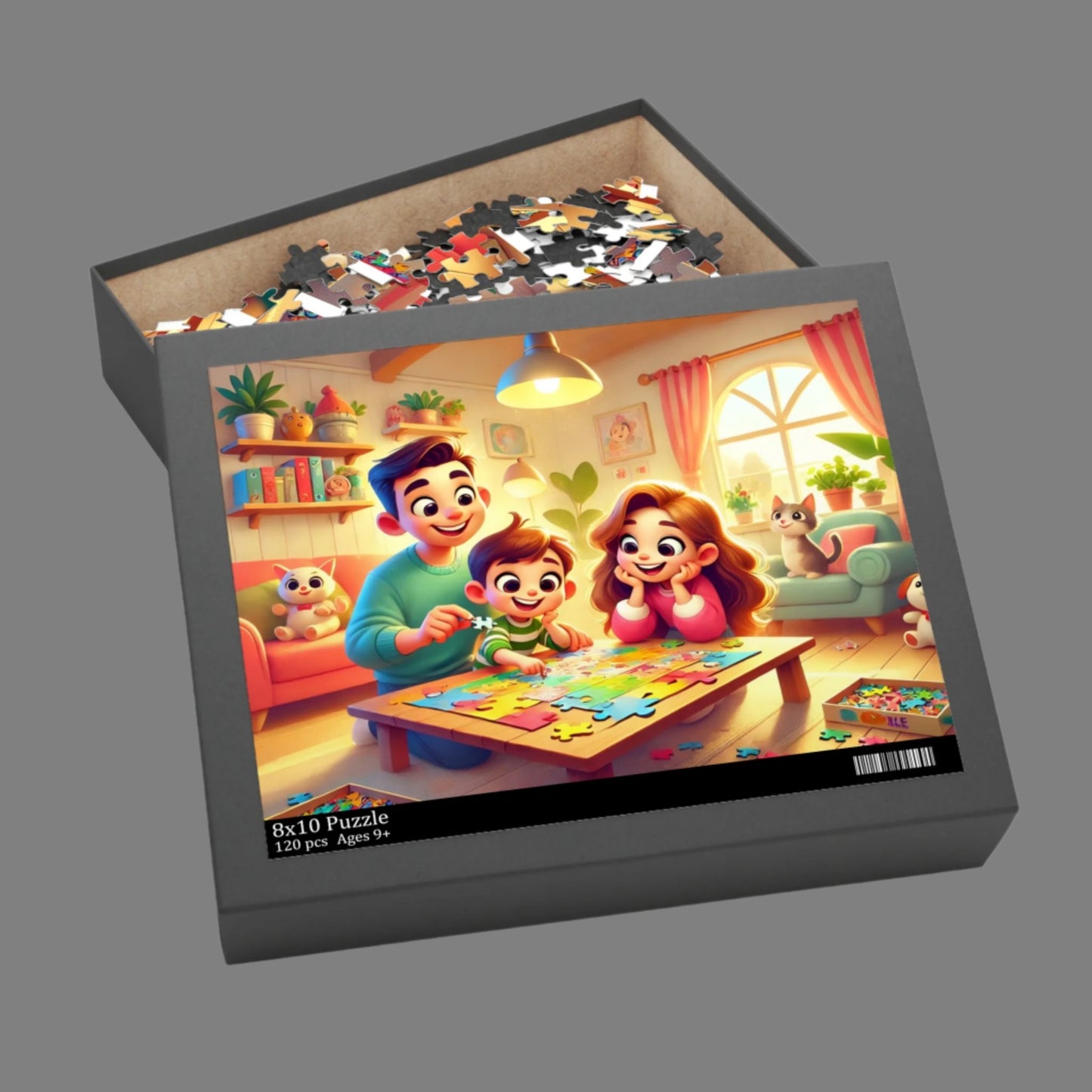 Family Fun Puzzle - 120-Piece Jigsaw for Quality Time & Celebrations